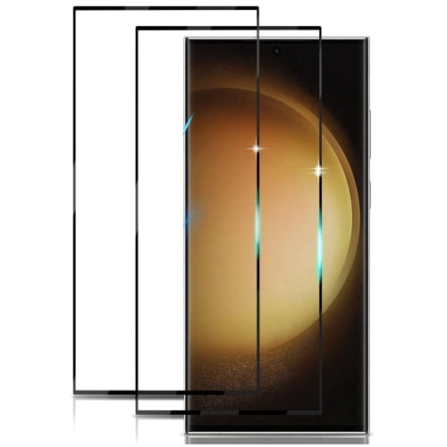 For Samsung Galaxy S25 Screen Protector Bubble Free Anti-Scratch Anti-Fingerprint 9H HD Black Tempered Glass Screen Protector for Galaxy S25