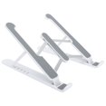thumbnail image 2 of Support pour Ordinateur Portable Multi-Positions Support Pliable 1117in Support de Refroidissement pour Ordinateur Portable Support de Levage de Base (Blanc), 2 of 14