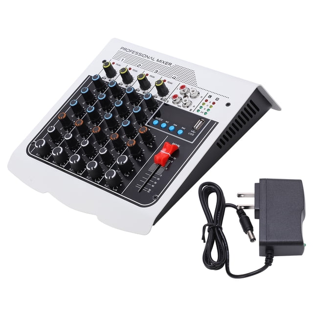Mixeur Audio, Mixeur Audio 6 Canaux Interface Multiple Mixeur Contrôleur de Son Innovation Moderne