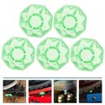 thumbnail image 3 of 5Pcs Plastic Guitar Effect Pedal Footswitch Topper Diamond Shape Green for Electric Guitar, 3 of 9