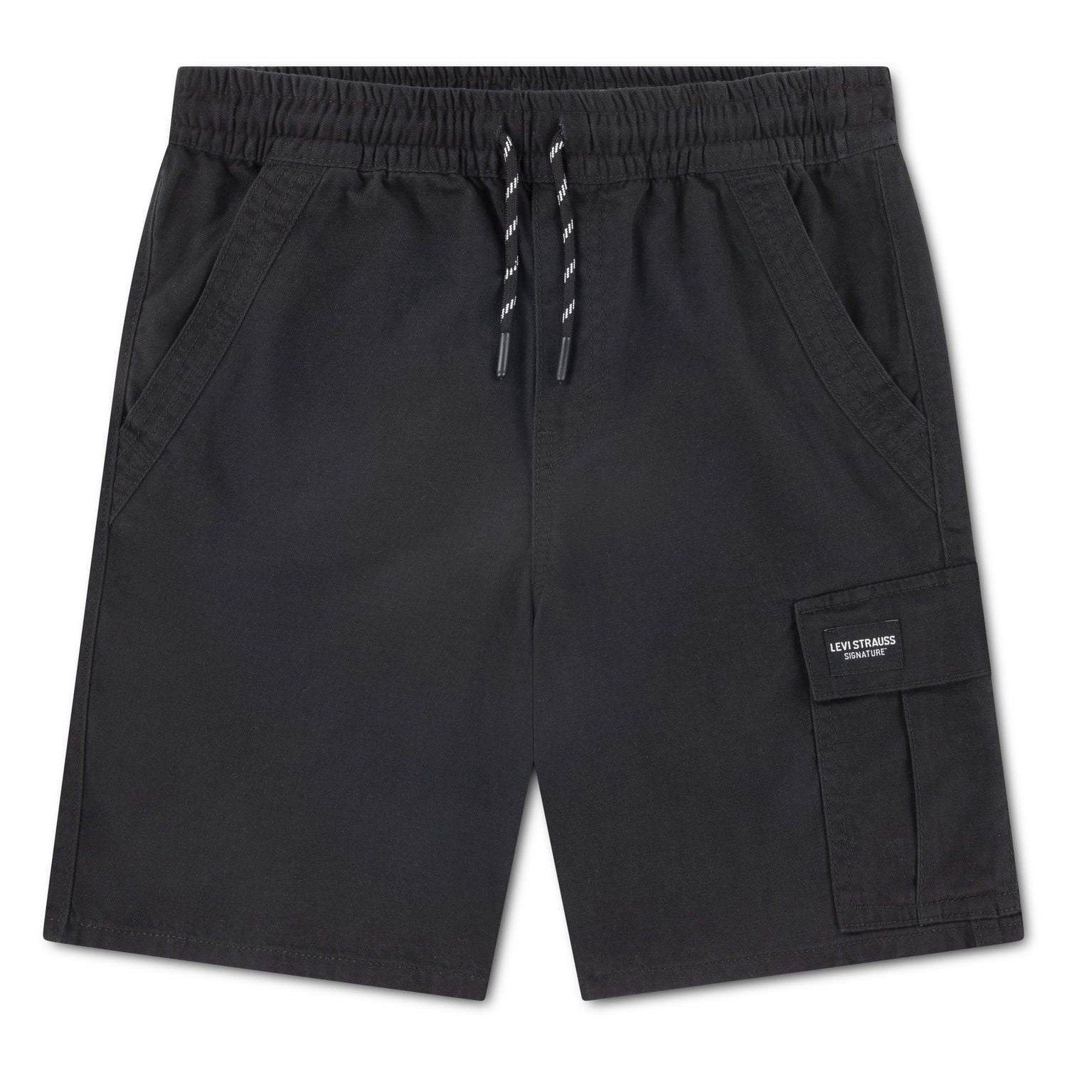 Levi Strauss Signature Boys' Mid-Rise Cargo Shorts