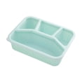 thumbnail image 2 of Yhmxh Home and Kitchen,Kitchen Gadgets Wheats Straw Squares Four Compartments Lunch Box With Transparent Lid Lunch Box Fruit Compartment Refrigerator Fresh Complementary Food Box Plasti C Lunch Boxs, 2 of 6