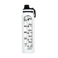 thumbnail image 2 of TIMIFIS Glass Transparent Graduated Glass, Transparent Scale Glass Cup Large Capacity Sports Water Cup with Handle Direct Drinking Cup Apartment Essentials, 2 of 6