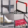 thumbnail image 3 of Shoe Rack 5/8 Tiers Metal Shoes Storage Organizer Easy Assembled Multifunctional Shoe Rack for Hallway Bedroom Entryway Living Room, 3 of 8