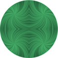 thumbnail image 1 of Ahgly Company Tapis Rond Lavable en Machine Intérieur Transitionnel Vert Forêt, 4 Pieds Rond, 1 of 7