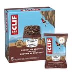 CLIF BAR Barres d'énergie, Brownie au chocolat, Granola Bar, Forte en protéines, contient 70% Ingrédients biologiques Boîte de 5 Barres