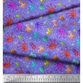 thumbnail image 3 of Soimoi Rayon Fabric Dot,Octopus & Jellyfish Ocean Fabric Prints by Yard 56 Inch Wide, 3 of 3