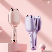 Hair Curler under $5! CQCYD Hair Curler for Natural Curls, Negative Ion Curling Wand with Fast Heating, 32mm Curling Iron for All Hair Types, Non-Damage Hair Styling