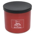 thumbnail image 3 of Mainstays 3-Wick Textured Wrapped Warm Apple Pie Scented Candle, 14 oz, 3 of 6