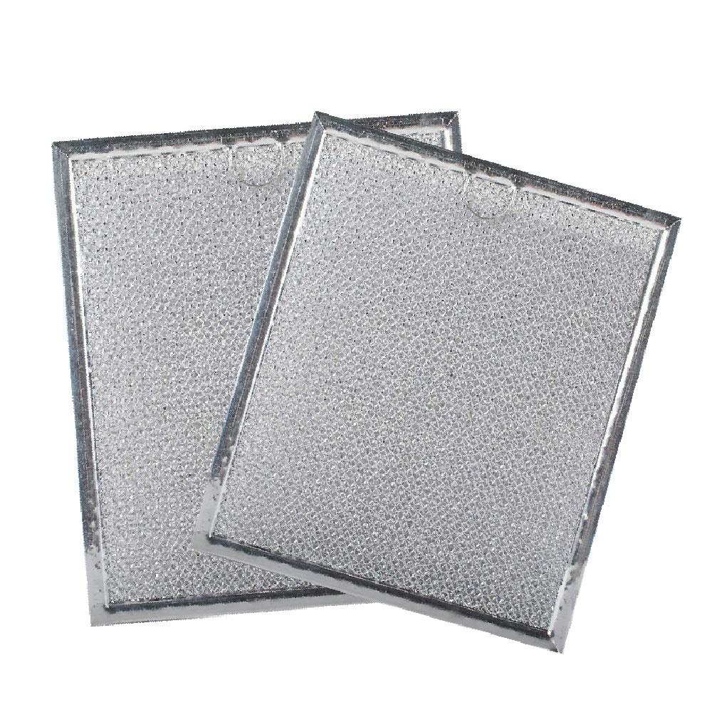 Podoy Wb6X486 Microwave Grease Filters Replacement Parts Compatible With Ge Hotpoint 9 By 7.75 Range Oven Hood Aluminum Filter (Pack Of 2)