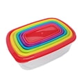 thumbnail image 1 of Binwennn Multicolor Set 7per Set Recyclable Food Storage Container Set Food Storage Container Set Durable Leakproof Airtight Lids For Meal Prep And Freshness Kitchen Organization&Leftovers Big Storage, 1 of 8