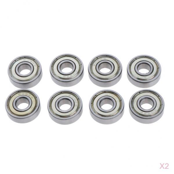 koolsoo 16 Pcs Planche à Roulettes Sans Friction Portant Longboard en Acier Chaussures de Hockey Roue Rouleau