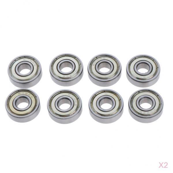 koolsoo 16 Pcs Planche à Roulettes Sans Friction Portant Longboard en Acier Chaussures de Hockey Roue Rouleau