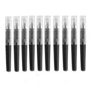 ZTTD 10 Pcs Mini Gel Pens 0.5mm Black Ink Pocket Pen Short Small Mini Writing Ballpoint Pens Smooth Writing Quick Dry Cute Pen for Pocket Journaling Notebook Notepad Office Supplies
