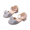 thumbnail image 2 of JDQJBZ Sandales Fille Grande Fille Talon Bas Mode Sandales Princesse Bout Ouvert Chaussures d'Été, 2 of 5