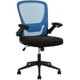 thumbnail image 1 of BestOffice Ergonomic Mesh Executive Office Chair with Lumbar Support and Flip-Up Arms, Swivel Rolling Task Chair, Blue, 1 of 7
