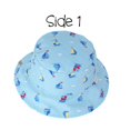 thumbnail image 2 of FlapJackKids - Patterned Sun Hat - Sailboat/Sub -XS (0-6M), 2 of 5