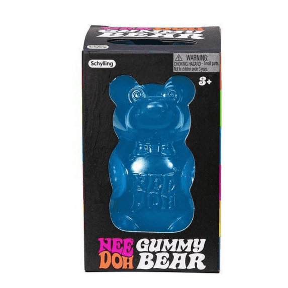 NeeDoh Gummy Bear Sensory Fidget, Super Squishy Stress, Assorted Colors (1 Random Color)