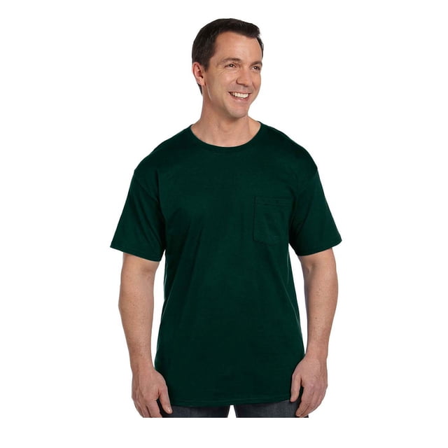 Hanes - T-Shirt à Poche Beefy-T