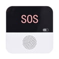 thumbnail image 2 of Appareil Multifonction WiFi Pager Intelligent Sans Fil SOS Système d'Alerte Médicale Dispositif d'Alerte de Chute Système d'Alerte d'Infirmière Bouton d'Alerte Sonnette Application Contrôle par Téléphone Mobile pour Patients Âgés, 2 of 7