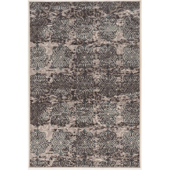 Vintage Clara Grey & Blue 2' x 3' Accent Rug
