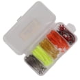 thumbnail image 3 of Bass Fishing Lure Soft Fishing Lures 60Pcs Box Soft Bait Fishing Lures Kit With Stainless Steelnk Hooks Artificial T Tail Pvc Soft Lure Baits For Bass Fishing, 3 of 8