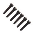 thumbnail image 1 of Bridge Pins, 6Pcs Bridges Pegs Polishing  For Acoustic Guitars, 1 of 8