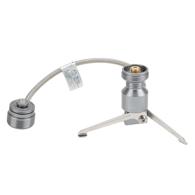 Tripod Butane Tank Adapter, High Hardness Foldable Design Stove Tripod Stand Good Sealing For Camping For Fishing For Hiking