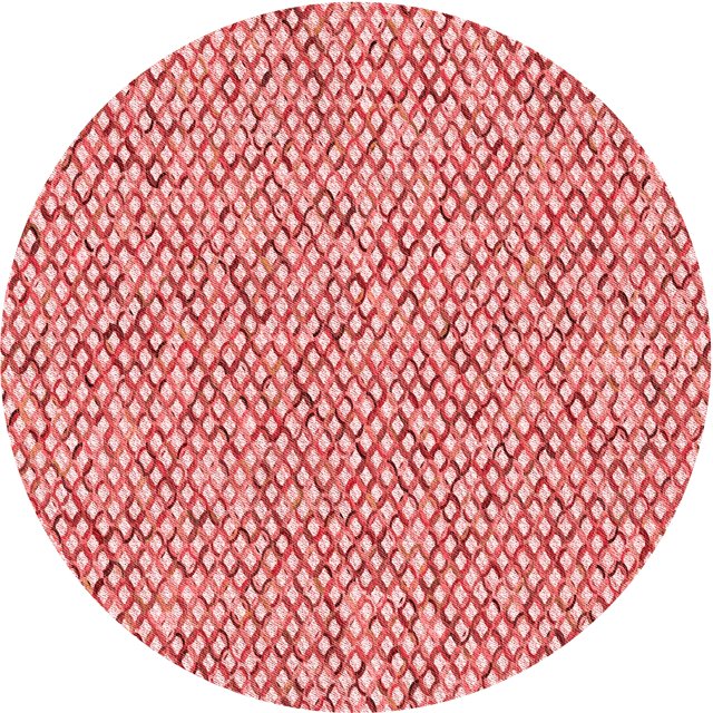 Ahgly Company Tapis d'Intérieur Lavable en Machine Carré Transitionnel Rose Pastel, 3 Pieds Carré