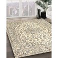 thumbnail image 2 of Ahgly Company Indoor Rectangle Traditional Golden Blonde Gold Medallion Area Rugs, 2' x 5', 2 of 6