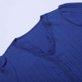 thumbnail image 5 of B91xZ T-Shirts de Mode d'Été pour Femmes Col Rond Mi-Longueur Manches Courtes Tunique Décontractée,BU2 3TG, 5 of 5