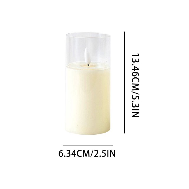 Agiferg LED Electronic Candle Night Light Christmas Atmosphere Light Decoration