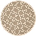 thumbnail image 1 of Safavieh Courtyard Tapis Intérieur Extérieur Marron - Rond 5 Pieds3 Pouces, 1 of 4