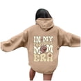 thumbnail image 4 of WEAIXIMIUNG Fall Sweatshirts for Women Plus Size Ladies' Autumn and Winter Fashionable Rugby Print Hooded Sweatshirt, 4 of 5