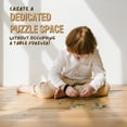thumbnail image 4 of Tradeopia Black Portable Jigsaw Puzzle Storage Case for up to 1500 Pieces, with Sorting Trays & Detachable Board, 4 of 7