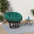 thumbnail image 4 of International Caravan Furniture Piece Rattan 42-Inch Papasan Chair with Micro Suede Cushion, 4 of 4