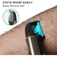 thumbnail image 4 of Body Hair Trimmer Groin Hair Trimmer for Mens Rechargeable Pubic Hair Trimmer for Men Body Shavers for Men Body Hair Groomers Back Shavers Back Hair Trimmer for Mens Bikini Trimmers by PRITECH, 4 of 6
