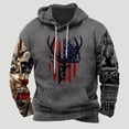 thumbnail image 1 of TIMIFIS Men Étui à Cordon Hoodie Sweatshirts Hiver Mode Décontractée Manches Longues Imprimé Graphique Sweatshirt avec Poche, 1 of 3
