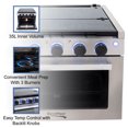 thumbnail image 3 of RecPro 21" Tall 3 Burner Propane RV Stove Gas Range without Range Hood, Silver, 3 of 12