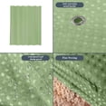 thumbnail image 3 of Double-Sided Shower Curtain, Waterproof Fabric with Punch-Free Hooks, 72x79 Inch, 3 of 6