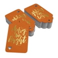 thumbnail image 2 of Inkdotpot Gold Foil Paper Hang Tags Merry And Bright Christmas Favor Tags 100 Pieces, 2 of 6