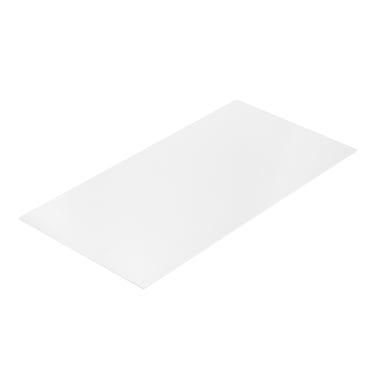 ABS Plastic Sheet 24 Inch x 12 Inch x 0.02 Inch ABS Styrene Sheets White