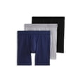 thumbnail image 1 of Jockey Men's Chafe Proof Pouch Cotton Stretch 8.5" Long Leg Boxer Brief - 3 Pack, 1 of 7