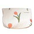 thumbnail image 1 of Sac Cosmétique Floral Frais Voyage Portable Rangement Grande Capacité Sac Cosmétique en Toile, 1 of 2
