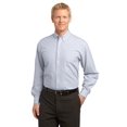 thumbnail image 1 of Port Authority ®  Plaid Pattern Easy Care Shirt. S639 L White, 1 of 4