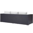 thumbnail image 3 of Modway Convene Outdoor Sofa Patio Furniture, White, 3 of 5