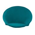 thumbnail image 1 of Housse de Chaise Ronde en Jacquard, Housse de Chaise Lune en Polyester à Haute Extensibilité, Protection pour Meubles de Salon, Lavable, Bleu, Taille, 1 of 8