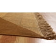 thumbnail image 5 of Casavani Hand Woven Rectangle Rug Boho Print Brown Natural Cotton Kilim 6x12 Feet, 5 of 5