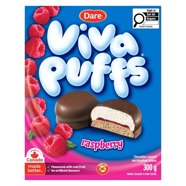 Dare Viva Puffs Raspberry Cookies, 300g