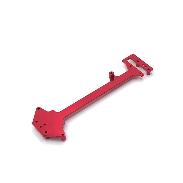 fastboy RC Car Second Floor Plate Remote Control Vehicle Metal Plates Automobile Toys Repair Upgrade Modified Spare Parts Red